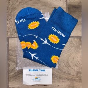 NWT First Avelo ✈️ Flight Gift for passengers on RSW to HVN Complimentary Socks